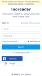 Mobile Screenshot of inoreader.com